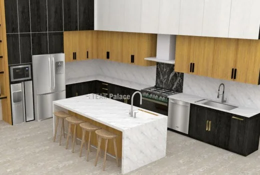 Meja Dapur Minimalis Terbaru 2025, Kitchen Set Elegan Kekinian