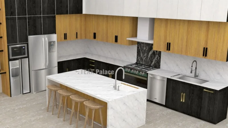 Meja Dapur Minimalis Terbaru 2025, Kitchen Set Elegan Kekinian