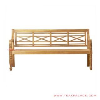 Bangku Taman Santai Maribo Minimalis Salak Brown