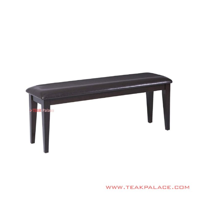 Bangku Tamu Jodie Black Minimalis Kayu Jati Bangku Tamu Jodie Black Minimalis Kayu Jati