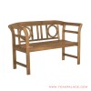 Bangku Taman Kayu Jati Natural Klasik Canberra