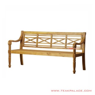 Bangku Taman Santai Maribo Minimalis Salak Brown