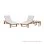 Sun Lounger Couple Pantai Minimalis Murah Seri Roland