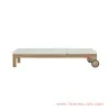 Sun Lounger Stand Cushion White Minimalis