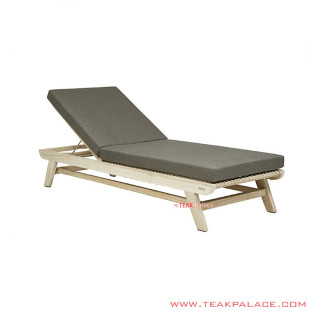 Sun Lounger Jangli Minimalis White Wash Rustic
