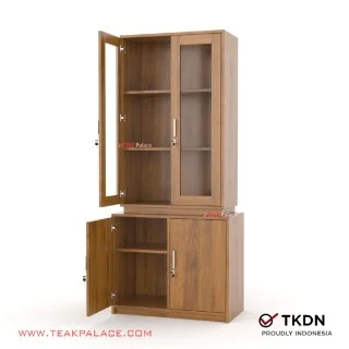 Lemari Buku Kayu Jati Minimalis Billy 90 Lemari Buku Kayu Jati Minimalis Billy 90