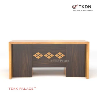 Meja Kantor Direktur Minimalis Modern Jati Kubik Meja Kantor Direktur Minimalis Modern Jati Kubik