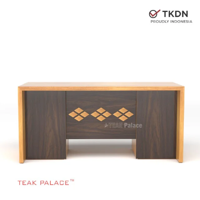 Meja Kantor Direktur Minimalis Modern Jati Kubik Meja Kantor Direktur Minimalis Modern Jati Kubik