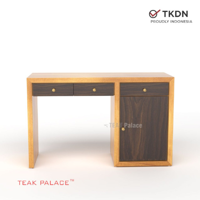 Meja Belajar Minimalis Kayu Jati Seri Kubik Meja Belajar Minimalis Kayu Jati Seri Kubik