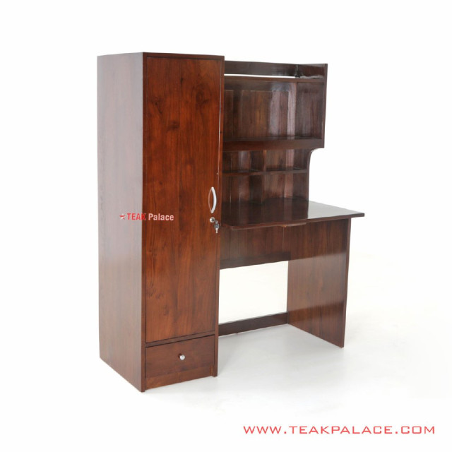 Meja Belajar Almari Mela Kayu Jati Minimalis Meja Belajar Almari Mela Kayu Jati Minimalis