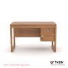 Meja Kantor 1/2 Biro Minimalis Modern Kayu Jati Seri Omoda Meja Kantor 1/2 Biro Minimalis Modern Kayu Jati Seri Omoda