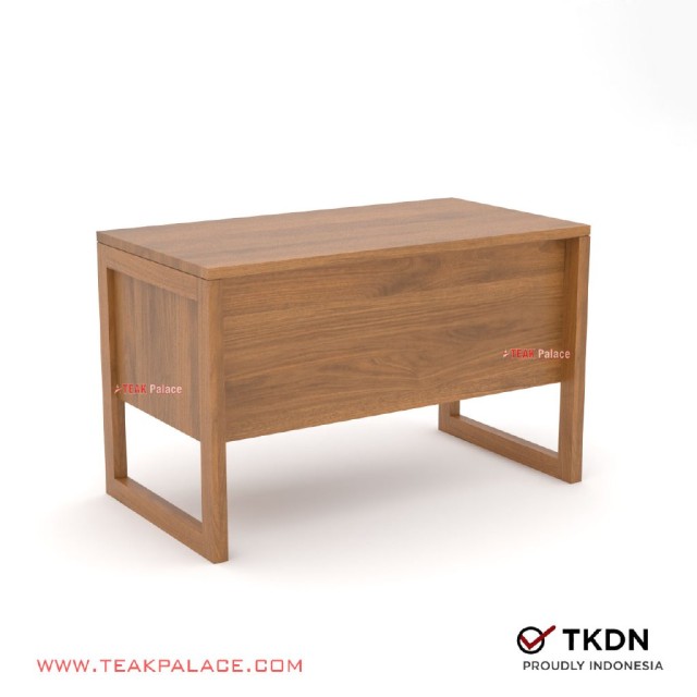 Meja Kantor 1/2 Biro Minimalis Modern Kayu Jati Seri Omoda Meja Kantor 1/2 Biro Minimalis Modern Kayu Jati Seri Omoda