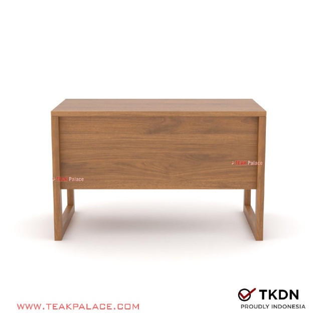 Meja Kantor 1/2 Biro Minimalis Modern Kayu Jati Seri Omoda Meja Kantor 1/2 Biro Minimalis Modern Kayu Jati Seri Omoda