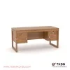 Meja Kantor 1 Biro Minimalis Modern kayu Jati Seri Omoda Meja Kantor 1 Biro Minimalis Modern kayu Jati Seri Omoda