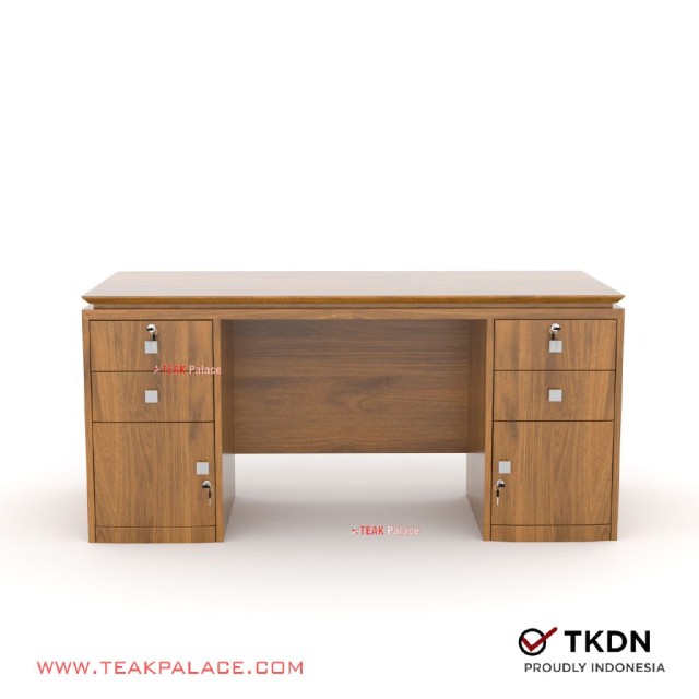 Meja Kantor Pimpinan Jati Minimalis TKDN Ukir Garuda Kutai 160 Meja Kantor Pimpinan Jati Minimalis TKDN Ukir Garuda Kutai 160