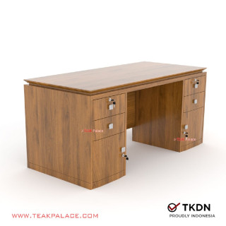 Meja Kantor Pimpinan Jati Minimalis TKDN Ukir Garuda Kutai 160 Meja Kantor Pimpinan Jati Minimalis TKDN Ukir Garuda Kutai 160