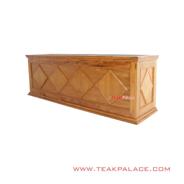 Meja Seminar 3 Orang Kayu Jati Seri Jakarta