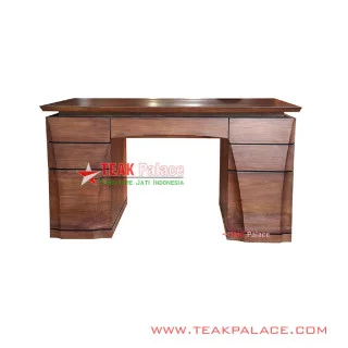 Meja Kantor Mewah 1 Biro Kayu Jati Seri XEON Meja Kantor Mewah 1 Biro Kayu Jati Seri XEON