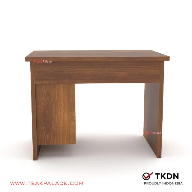 Meja Komputer Minimalis Kayu Jati 100 cm Seri Amerta