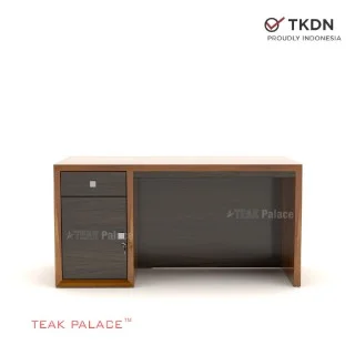 Meja Kantor 1/2 Biro Kayu Jati Union Meja Kantor 1/2 Biro Kayu Jati Union