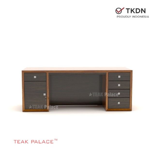 Meja Direktur Minimalis Kayu Jati Union 200 Meja Direktur Minimalis Kayu Jati Union 200