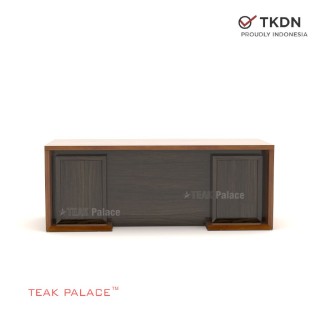 Meja Direktur Minimalis Kayu Jati Union 200