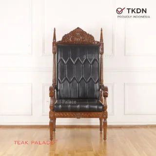 Kursi Hakim Kayu Jati Ukir Jepara Terbaik TKDN Ruang Pengadilan