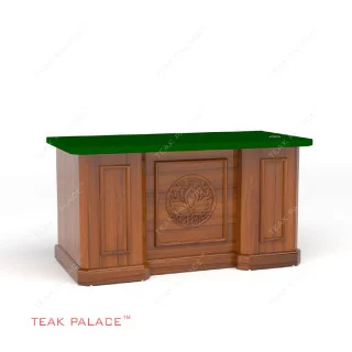 Meja Panitera Pengganti Kayu Jati Terbaik TKDN