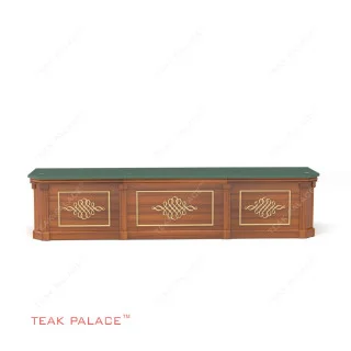 Meja Hakim Kayu Jati Sidang Ruang Pengadilan TKDN Terbaik