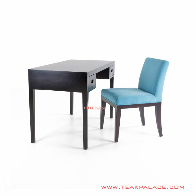 Set Meja Belajar Hitam Jati Seri Depok Set Meja Belajar Hitam Jati Seri Depok