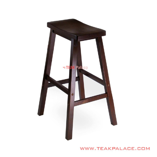 Kursi Bar Minimalis Kayu Jati Seri Stool