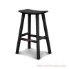 Kursi Bar Kayu Jati Stool Minimalis Black