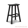 Kursi Bar Kayu Jati Stool Minimalis Black