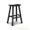 Kursi Bar Kayu Jati Stool Minimalis Black