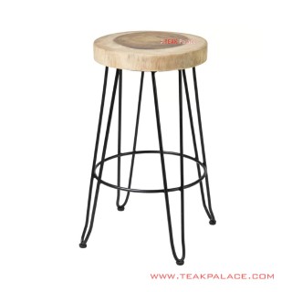 Kursi Bar Antonie Minimalis Modern Kaki Besi