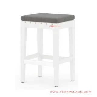 Geneva Kursi Bar Duco Putih Minimalis