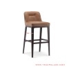 Itzy Bar Stool Jati Black Walnut Minimalis Itzy Bar Stool Jati Black Walnut Minimalis