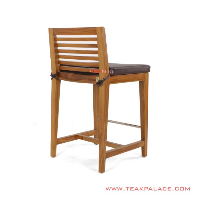 Kursi Bar Jati Oscar Coklat Seri Jakarta