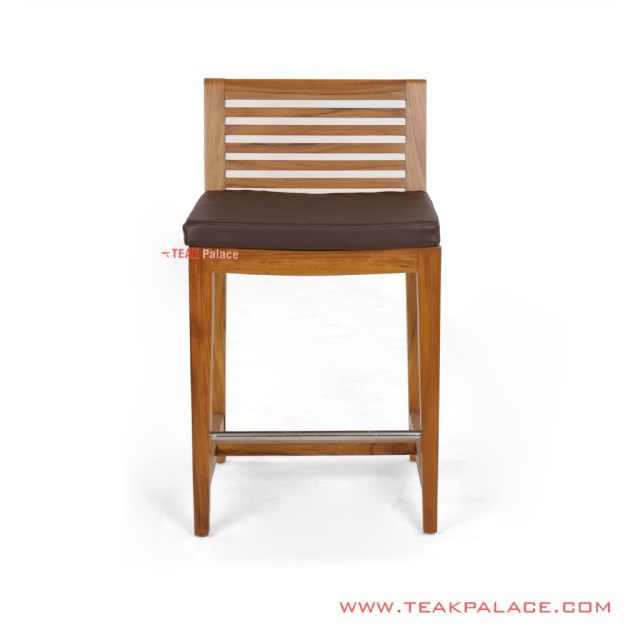 Kursi Bar Jati Oscar Coklat Seri Jakarta