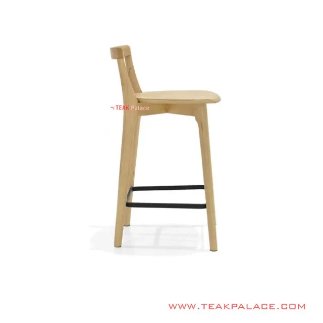Oslo Kursi Bar Jati Natural Minimalis