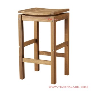 Kursi Bar Minimalis Stool Kayu Natural