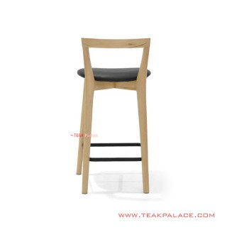 Kursi Bar Jati Oslo Jok Hitam Minimalis Kursi Bar Jati Oslo Jok Hitam Minimalis