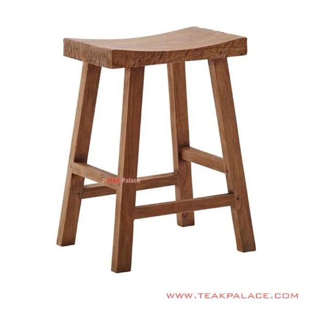 Kursi Bar Reuben Kayu Jati 