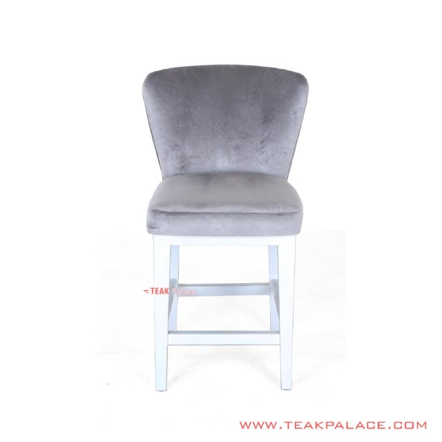 Kursi Bar Begonia Minimalis Jati White Duco