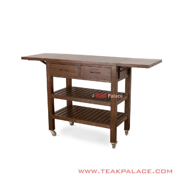 Meja Bar 2 Laci Jati Seri Sibolga