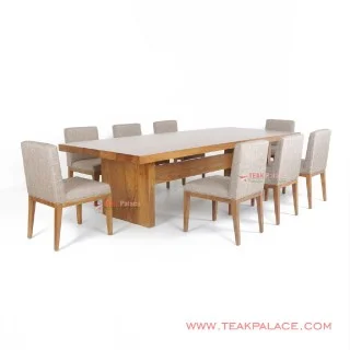 Meja Makan 8 Kursi Minimalis Modern Seri Aston