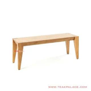 Bangku Taman Minimalis Golden Teak Kajana