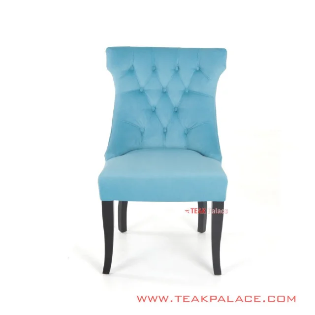 Kursi Makan Mewah Seri Alera Biru Muda