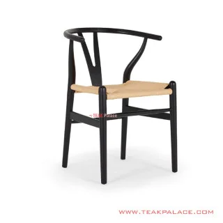 Kursi Makan Anyaman Rotan Jati Hitam Minimalis Seri Callum Kursi Makan Anyaman Rotan Jati Hitam Minimalis Seri Callum