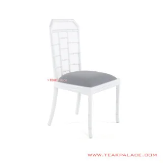 Kursi Makan Billar Jati Putih Minimalis